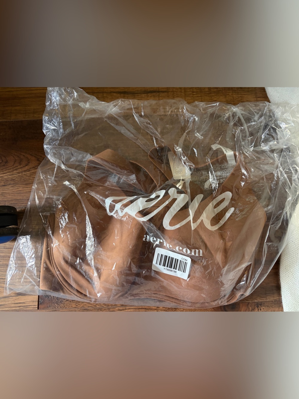 NWT aerie Smoothez Brown The Scoop Bra - 38C